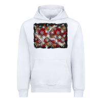 White christmas snow crystals background Urban Hoodie - BundleAndBundleShop
