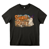 Asphalt Stay Spooky Heavy Core Tee - CowhideDigitalArt