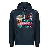 Navy life happens coffee  helps Premium Hoodie - AdoDesignShop