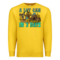 Lemon a lot can happen in 3 days western Premium Sweatshirt - texasbilliewilder