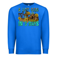 True Royal a lot can happen in 3 days western Premium Sweatshirt - texasbilliewilder
