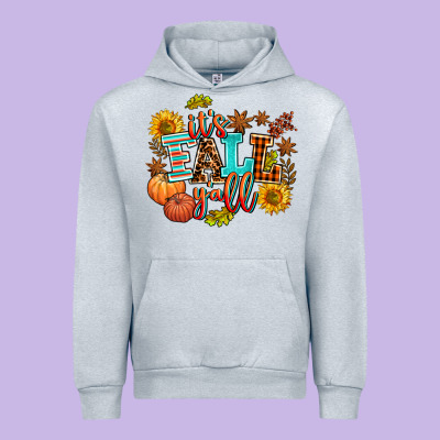 It's Fall Y'all Urban Hoodie Designed By Adodesignshop