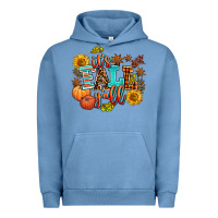 Pigment Pebble Blue it's fall y'all Urban Hoodie - AdoDesignShop