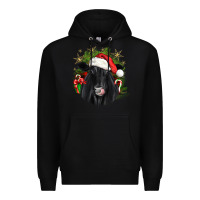Black christmas black angus Premium Hoodie - JahusDesignShop
