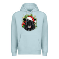 Blue Mist christmas black angus Premium Hoodie - JahusDesignShop