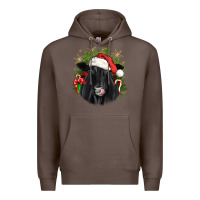 Coffee christmas black angus Premium Hoodie - JahusDesignShop