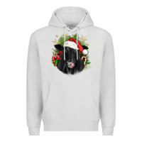 Dove Grey christmas black angus Premium Hoodie - JahusDesignShop