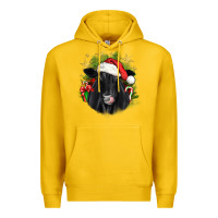 Lemon christmas black angus Premium Hoodie - JahusDesignShop