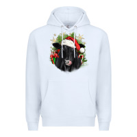 White christmas black angus Premium Hoodie - JahusDesignShop
