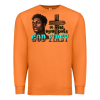 Carrot a wise man puts god first Premium Sweatshirt - texasbilliewilder