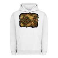 Pigment Lunar Rock christmas trees and leopard background Urban Hoodie - BundleAndBundleShop