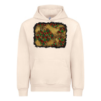 Sandshell christmas trees and leopard background Urban Hoodie - BundleAndBundleShop