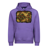 Tulip christmas trees and leopard background Urban Hoodie - BundleAndBundleShop