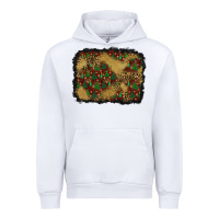 White christmas trees and leopard background Urban Hoodie - BundleAndBundleShop