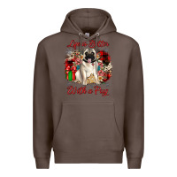 Coffee Christmas life is better with a pug Premium Hoodie - JahusDesignShop
