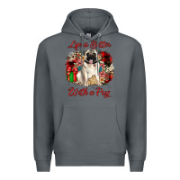 Rock Christmas life is better with a pug Premium Hoodie - JahusDesignShop
