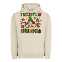 Pigment French Oak i believe in christmas Urban Hoodie - AdoDesignShop