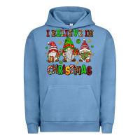 Pigment Pebble Blue i believe in christmas Urban Hoodie - AdoDesignShop