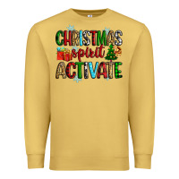 Antique Gold christmas spirit activite Premium Sweatshirt - Zillion Design Studio