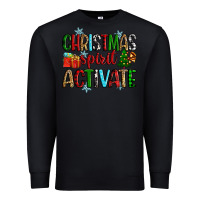 Black christmas spirit activite Premium Sweatshirt - Zillion Design Studio