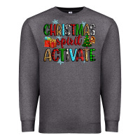 Charcoal Heather christmas spirit activite Premium Sweatshirt - Zillion Design Studio