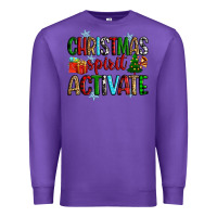 Purple christmas spirit activite Premium Sweatshirt - Zillion Design Studio