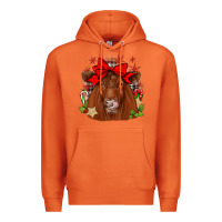 Carrot christmas red angus Premium Hoodie - JahusDesignShop