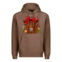 Chestnut christmas red angus Premium Hoodie - JahusDesignShop
