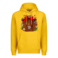 Lemon christmas red angus Premium Hoodie - JahusDesignShop