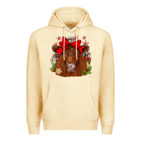 Pina Colada christmas red angus Premium Hoodie - JahusDesignShop