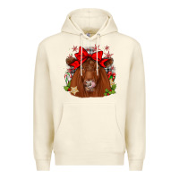 Sandshell christmas red angus Premium Hoodie - JahusDesignShop