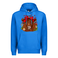 True Royal christmas red angus Premium Hoodie - JahusDesignShop