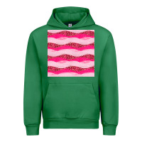 Emerald valentines day glitter and leopard seamless pattern Urban Hoodie - BundleAndBundleShop