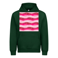 Forest Green valentines day glitter and leopard seamless pattern Urban Hoodie - BundleAndBundleShop
