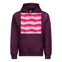 Mauve Wine valentines day glitter and leopard seamless pattern Urban Hoodie - BundleAndBundleShop