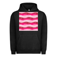 Pigment Black valentines day glitter and leopard seamless pattern Urban Hoodie - BundleAndBundleShop