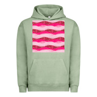 Pigment Oil Green valentines day glitter and leopard seamless pattern Urban Hoodie - BundleAndBundleShop
