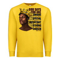 Lemon afro man god says you are Premium Sweatshirt - texasbilliewilder