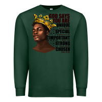 Sports Green afro man god says you are Premium Sweatshirt - texasbilliewilder