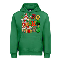 Emerald ho ho ho christmas latte with gnomies Urban Hoodie - AdoDesignShop