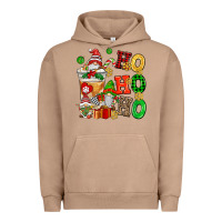 Pigment Burro ho ho ho christmas latte with gnomies Urban Hoodie - AdoDesignShop