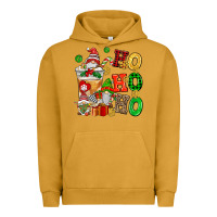 Pigment Peanut Butter ho ho ho christmas latte with gnomies Urban Hoodie - AdoDesignShop