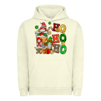 Pigment Pistachio ho ho ho christmas latte with gnomies Urban Hoodie - AdoDesignShop