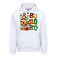 White ho ho ho christmas latte with gnomies Urban Hoodie - AdoDesignShop