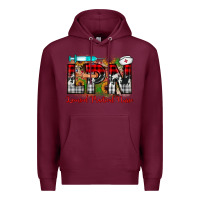 Burgundy christmas lpn licensed practical nurse Premium Hoodie - JahusDesignShop