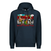 Navy christmas lpn licensed practical nurse Premium Hoodie - JahusDesignShop