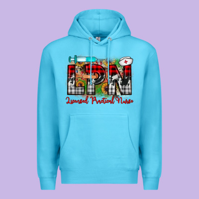 Christmas Lpn Licensed Practical Nurse Premium Hoodie Designed By Jahusdesignshop