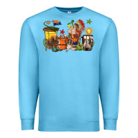 Ocean Blue arizona coffee cups Premium Sweatshirt - texasbilliewilder