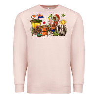 Pale Pink arizona coffee cups Premium Sweatshirt - texasbilliewilder