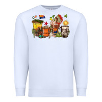 White arizona coffee cups Premium Sweatshirt - texasbilliewilder